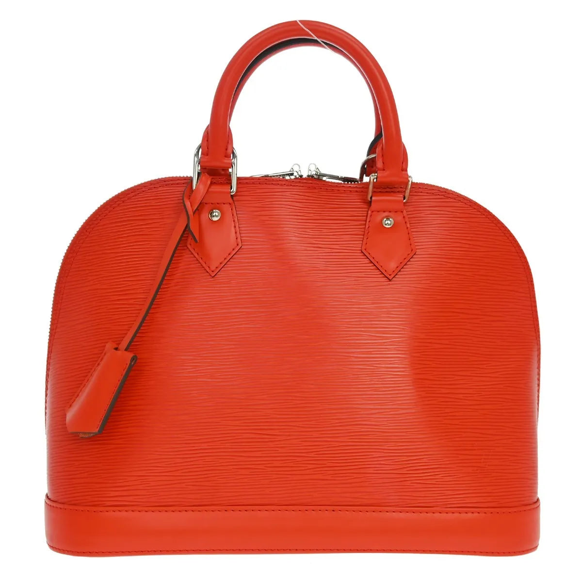 Louis Vuitton Alma Epi Leather, Red, Leather, Handbag