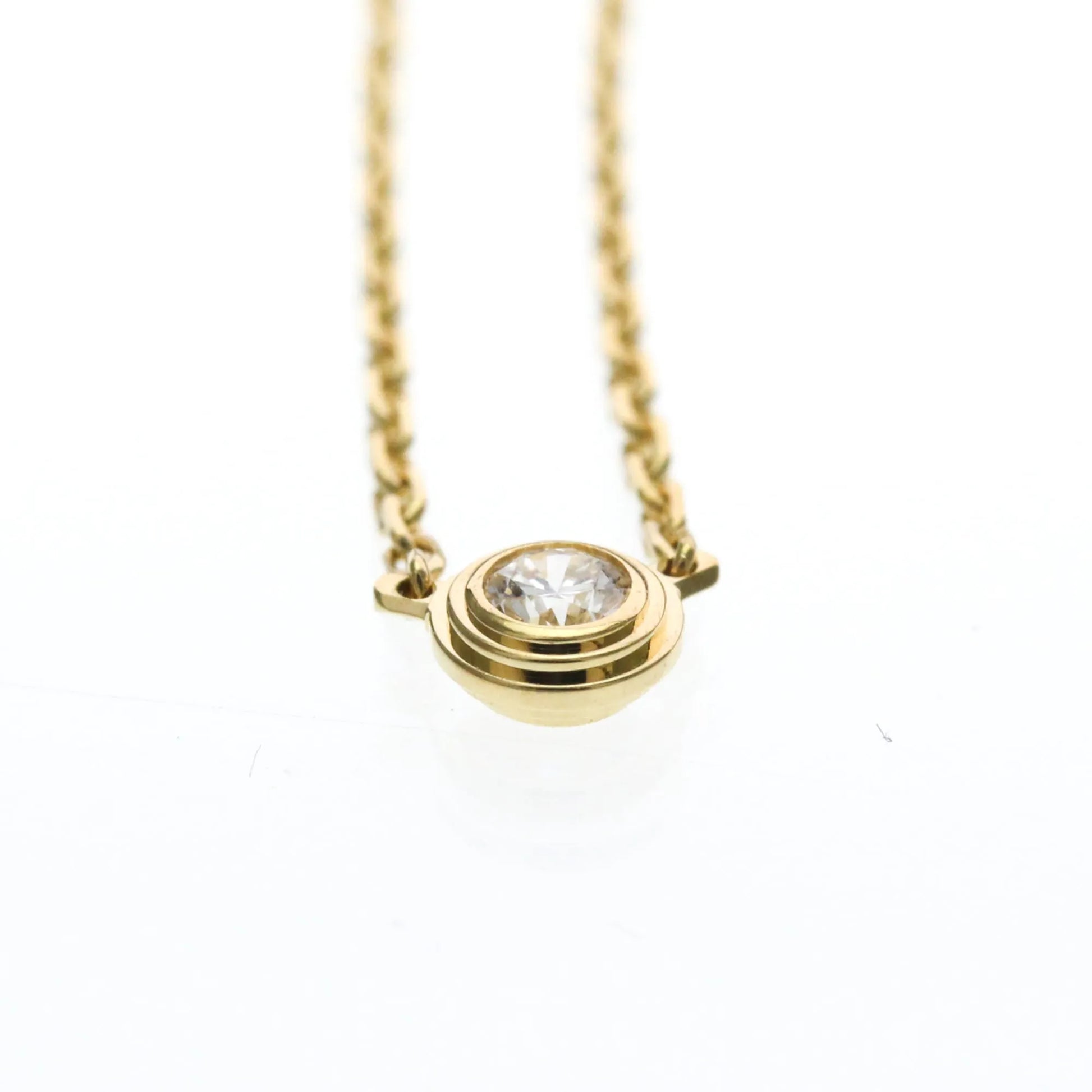 Cartier Cartier D'Amour Pendant 18K Yellow Gold and Diamond, Gold, Yellow Gold, Necklace