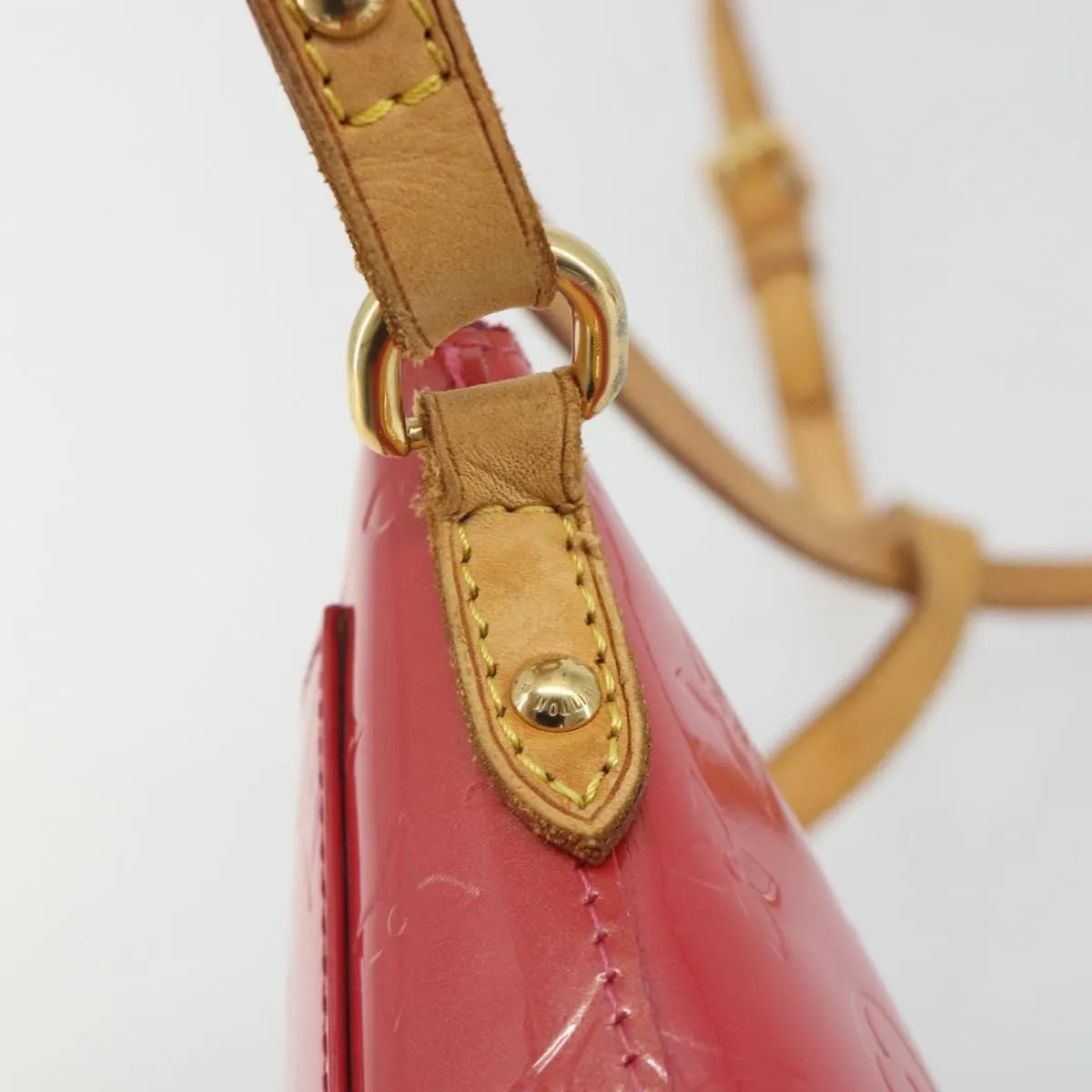 Louis Vuitton Minna Street Monogram Vernis, Pink, Patent Leather, Shoulder Bag