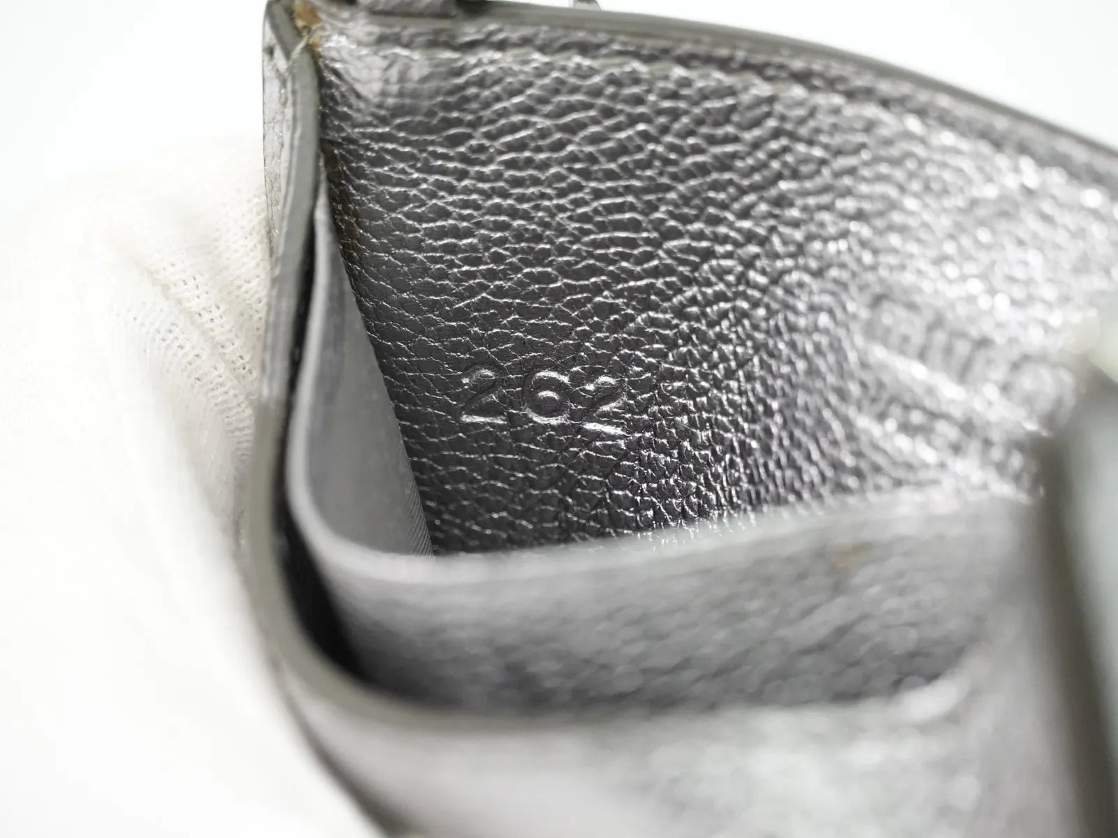 Miu Miu Madras Card Holder with crystal fringe leather, Silver, Leather, Card Holder