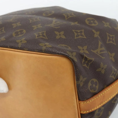 Louis Vuitton Petit Noe Monogram Canvas, Brown, Canvas, Shoulder Bag