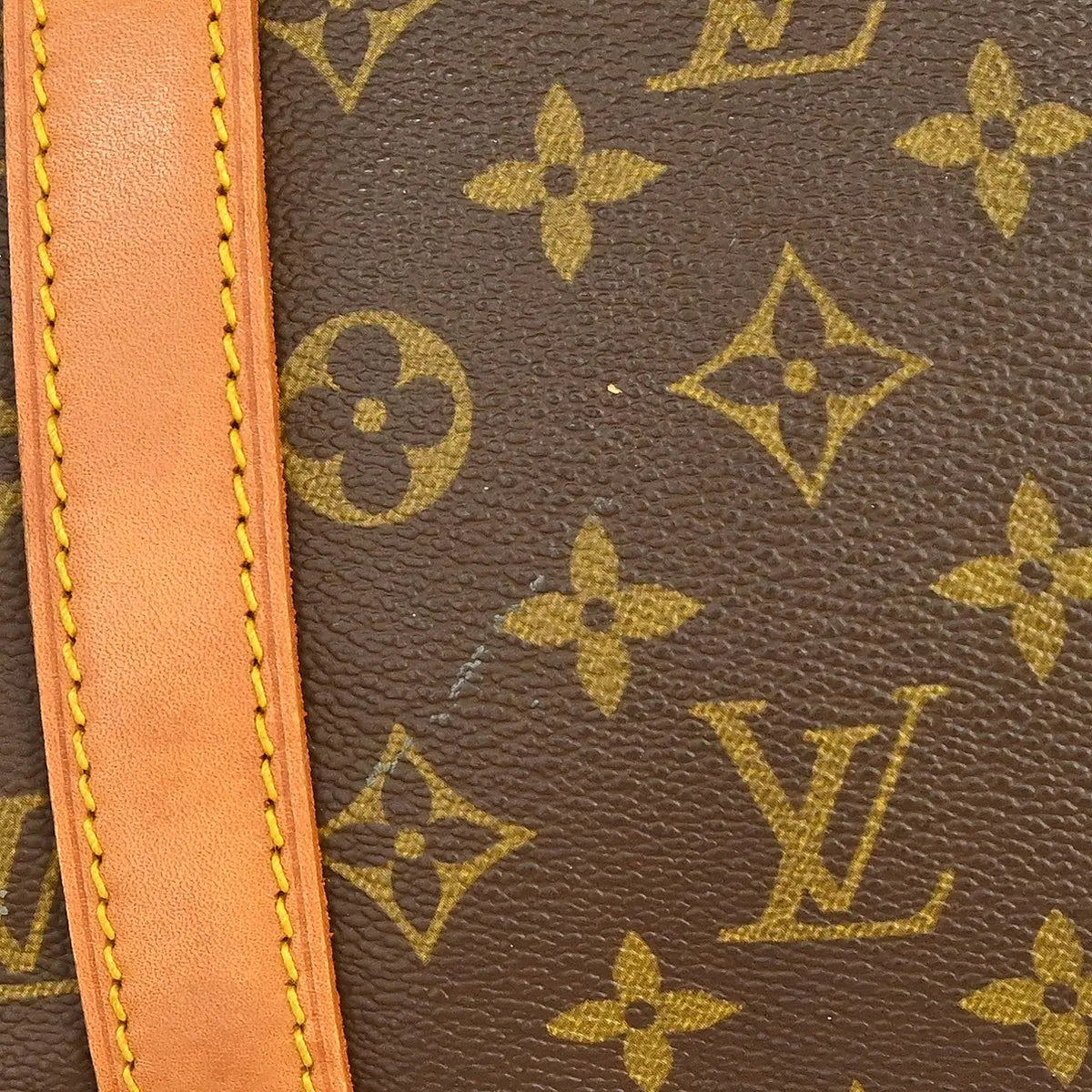 Louis Vuitton Keepall Monogram Canvas, Brown, Canvas, Travel Bag
