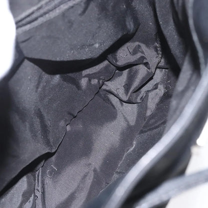 Gucci Vintage Flap Nylon, Black, Nylon, Backpack