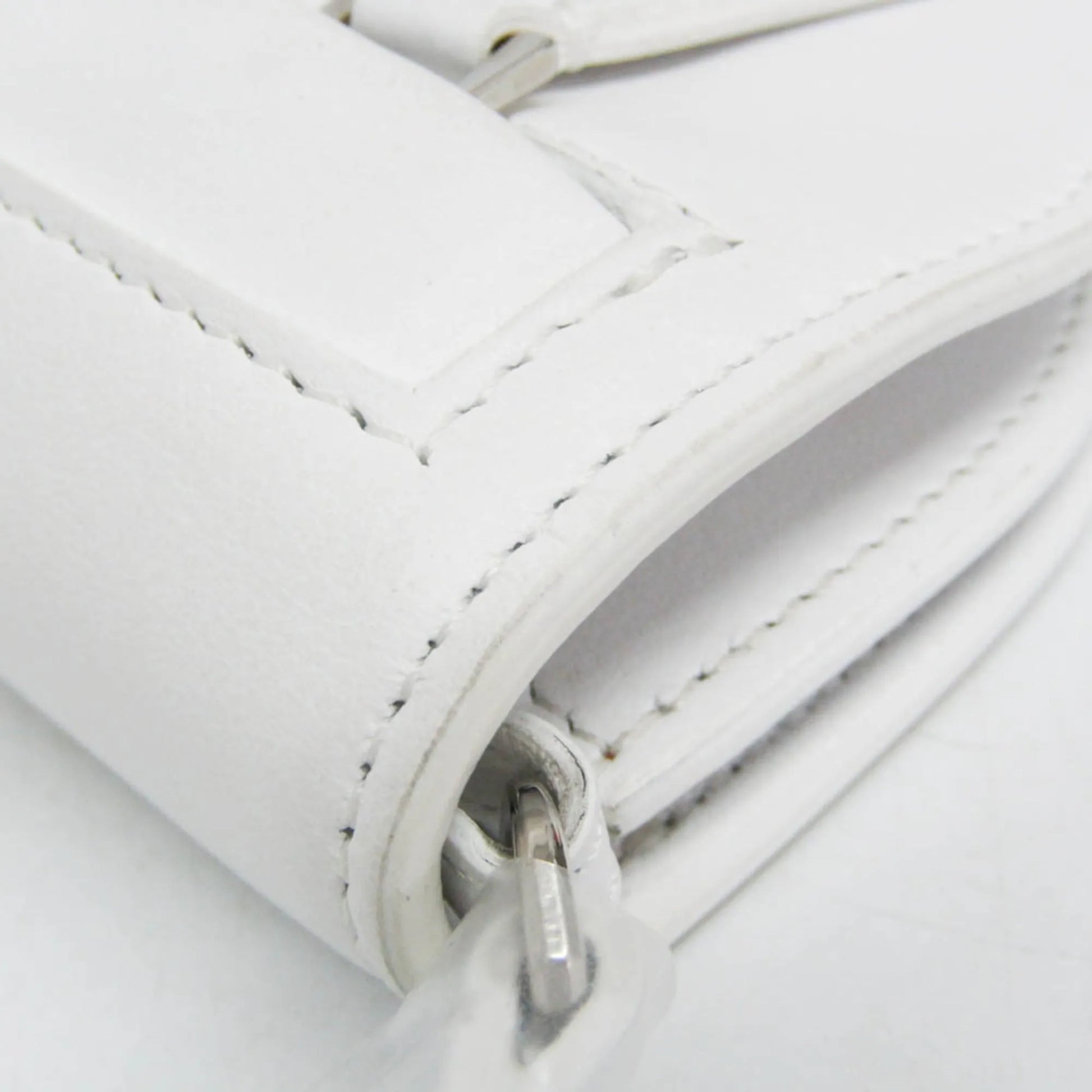 Burberry Olympia Flap Leather, White, Leather, Shoulder Bag