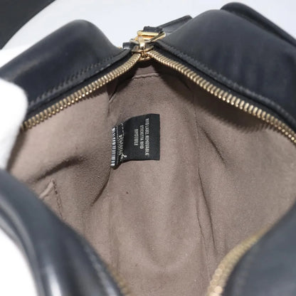 Fendi F is Fendi Camera Leather, Navy, Leather, Shoulder Bag