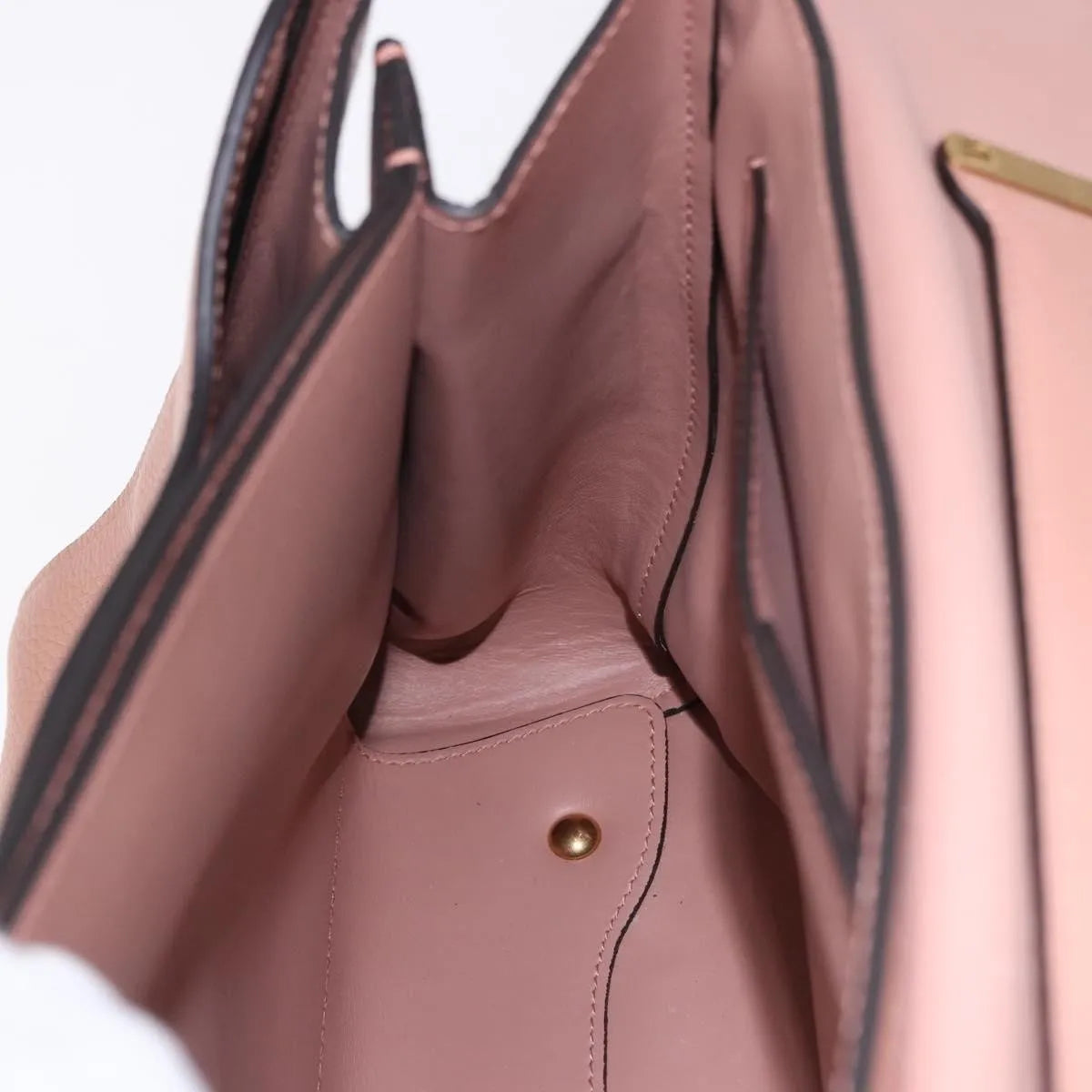 Salvatore Ferragamo Margot Satchel Leather, Pink, Leather, Handbag