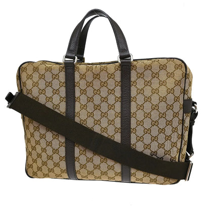 Gucci Convertible Boston Carry On Duffle GG Canvas, Beige, Canvas, Travel Bag