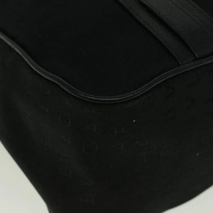 Bvlgari Vintage Canvas, Black, Canvas, Tote Bag
