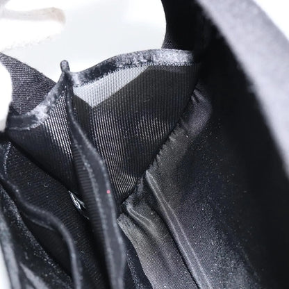 Chanel Millennium Jersey, Black, Cotton, Shoulder Bag