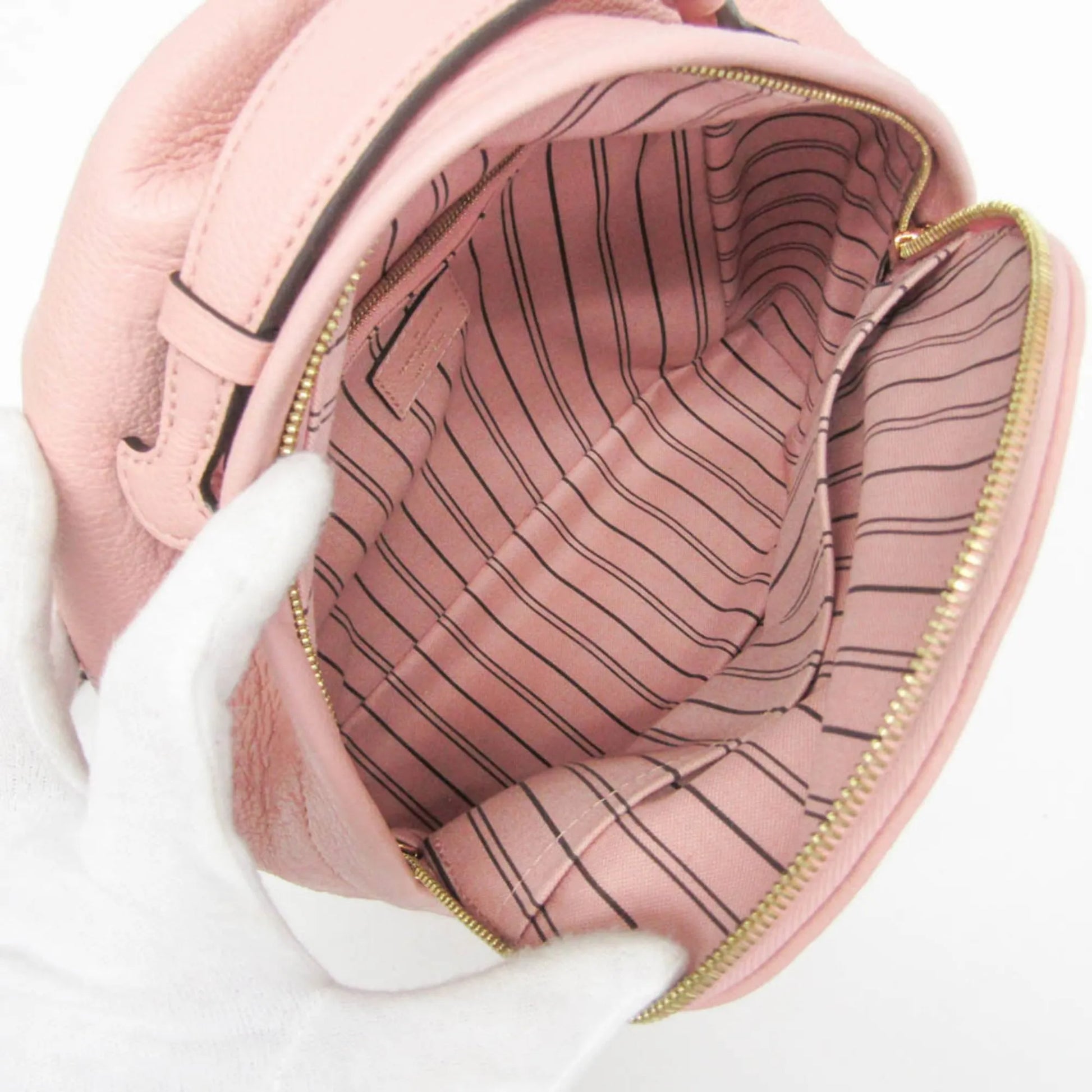 Louis Vuitton Sorbonne Monogram Empreinte Leather, Pink, Leather, Backpack