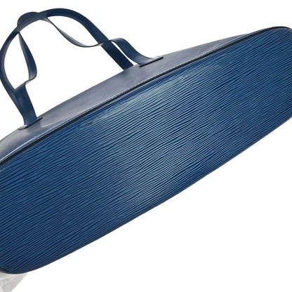 Louis Vuitton Lussac Epi Leather, Blue, Leather, Shoulder Bag