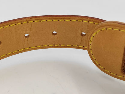 Louis Vuitton Adjustable shoulder strap leather, Beige, Leather, Straps