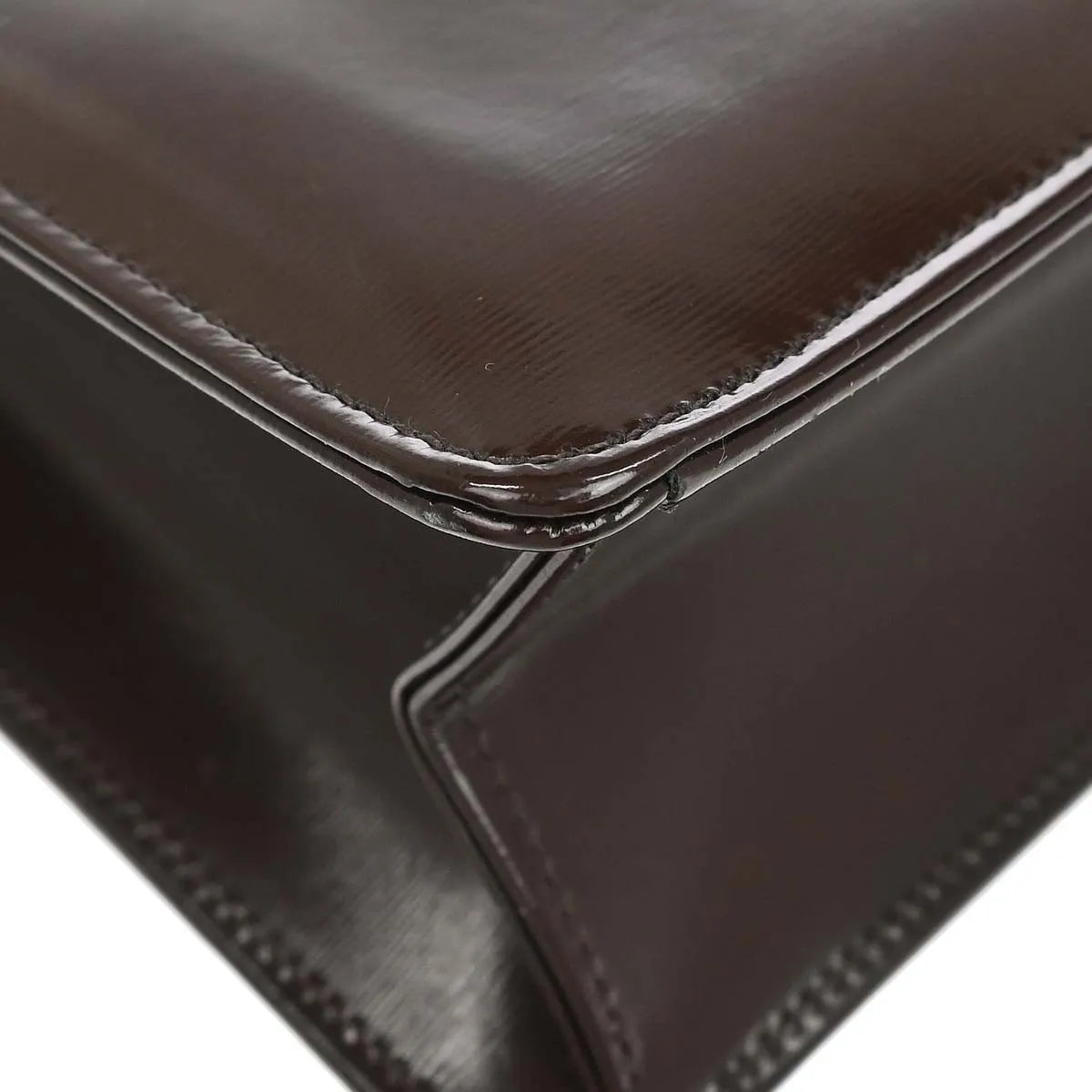 Saint Laurent Vintage Leather, Brown, Leather, Shoulder Bag