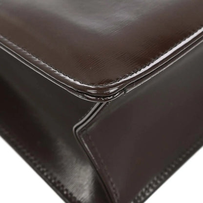 Saint Laurent Vintage Leather, Brown, Leather, Shoulder Bag