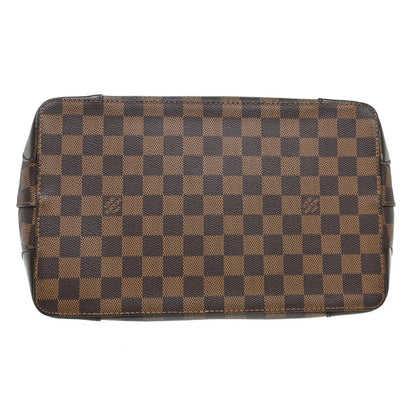 Louis Vuitton Hampstead Damier, Brown, Canvas, Tote Bag
