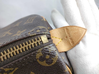 Louis Vuitton Keepall Monogram Canvas, Brown, Canvas, Travel Bag