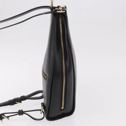 Louis Vuitton Mabillon Epi Leather, Black, Leather, Backpack