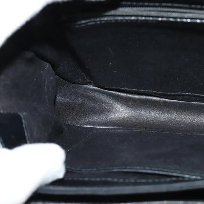 Gucci Vintage Leather, Black, Leather, Shoulder Bag