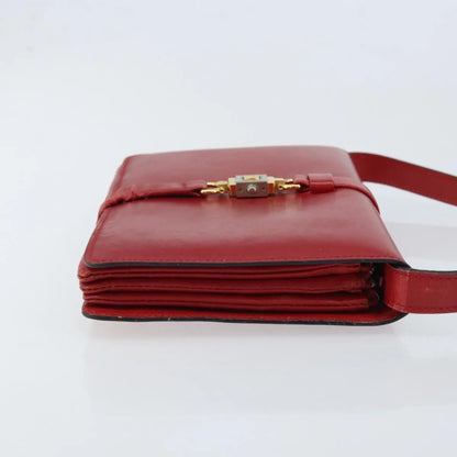 Celine Vintage Leather, Red, Leather, Shoulder Bag