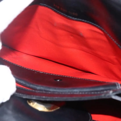Gucci Vintage Leather, Black, Leather, Handbag