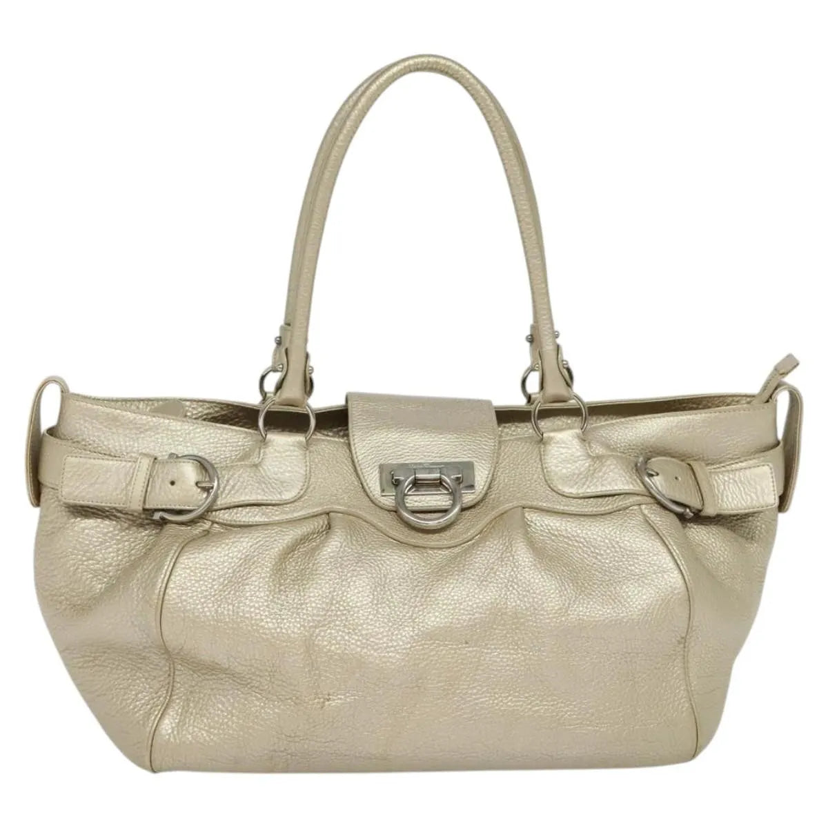 Salvatore Ferragamo Gancini Tote Leather, Multicolour, Leather, Tote Bag
