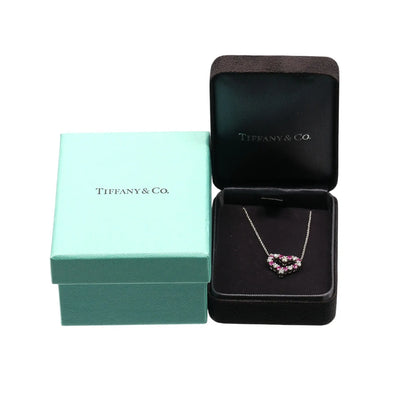 Tiffany & Co. Sentimental Heart Platinum, Silver, Platinum, Necklace