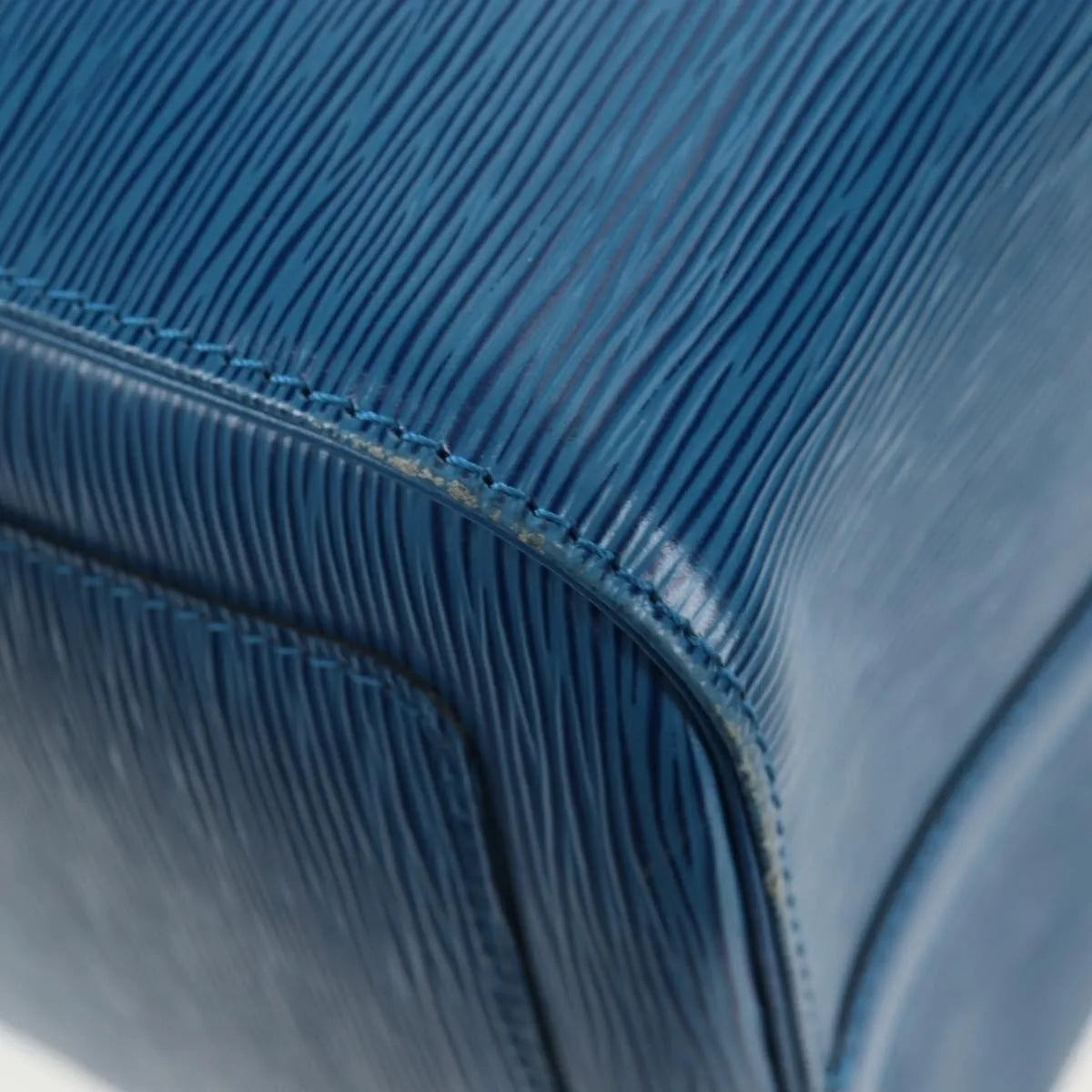 Louis Vuitton Keepall Epi Leather, Blue, Leather, Travel Bag