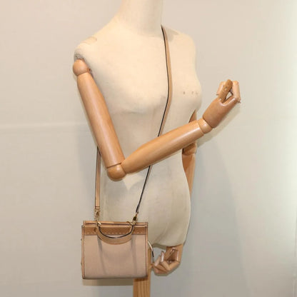 Celine vintage Leather, Beige, Leather, Handbag