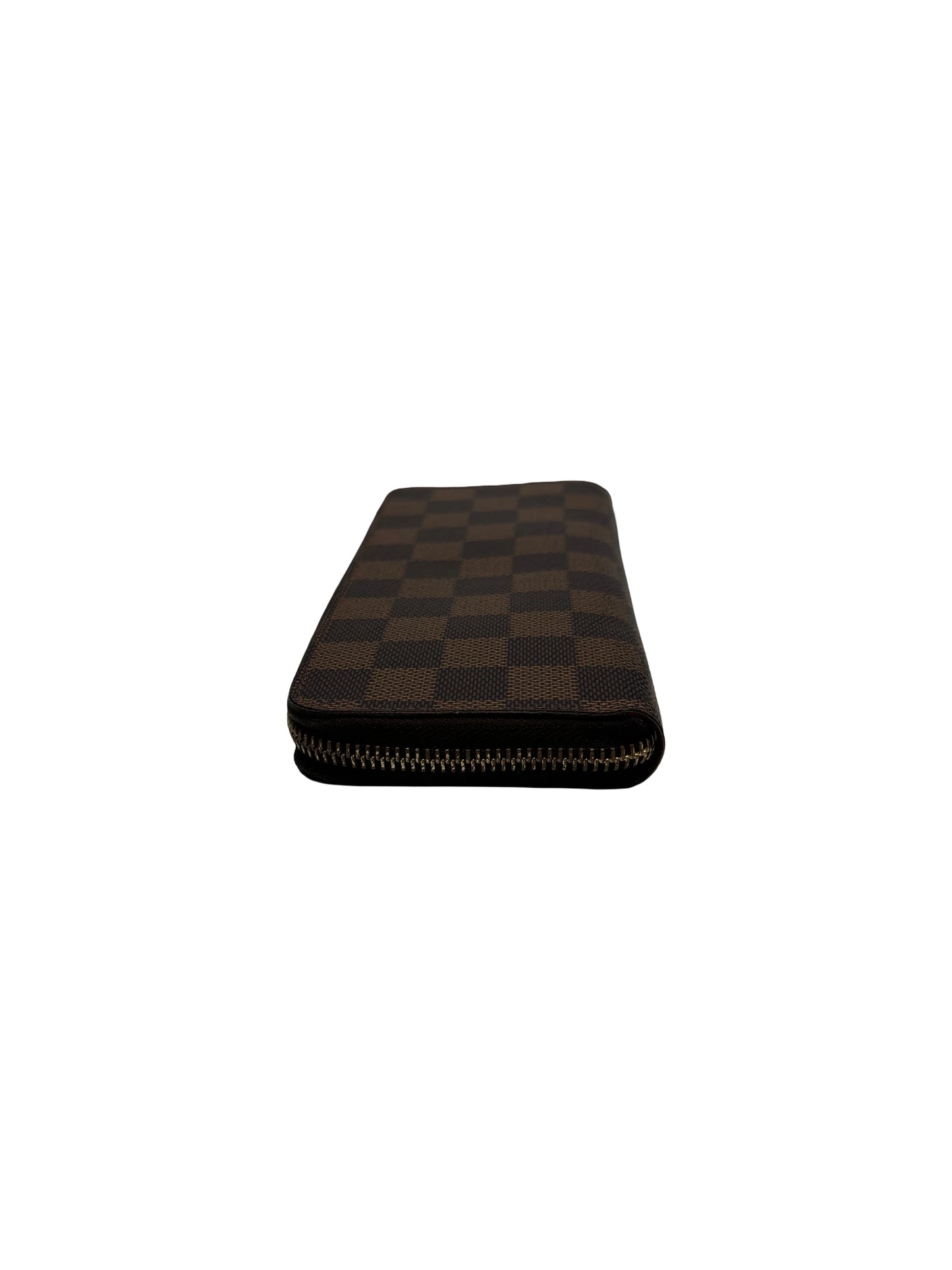 Louis Vuitton Clemence Damier Ébène, Brown, Canvas, Wallet