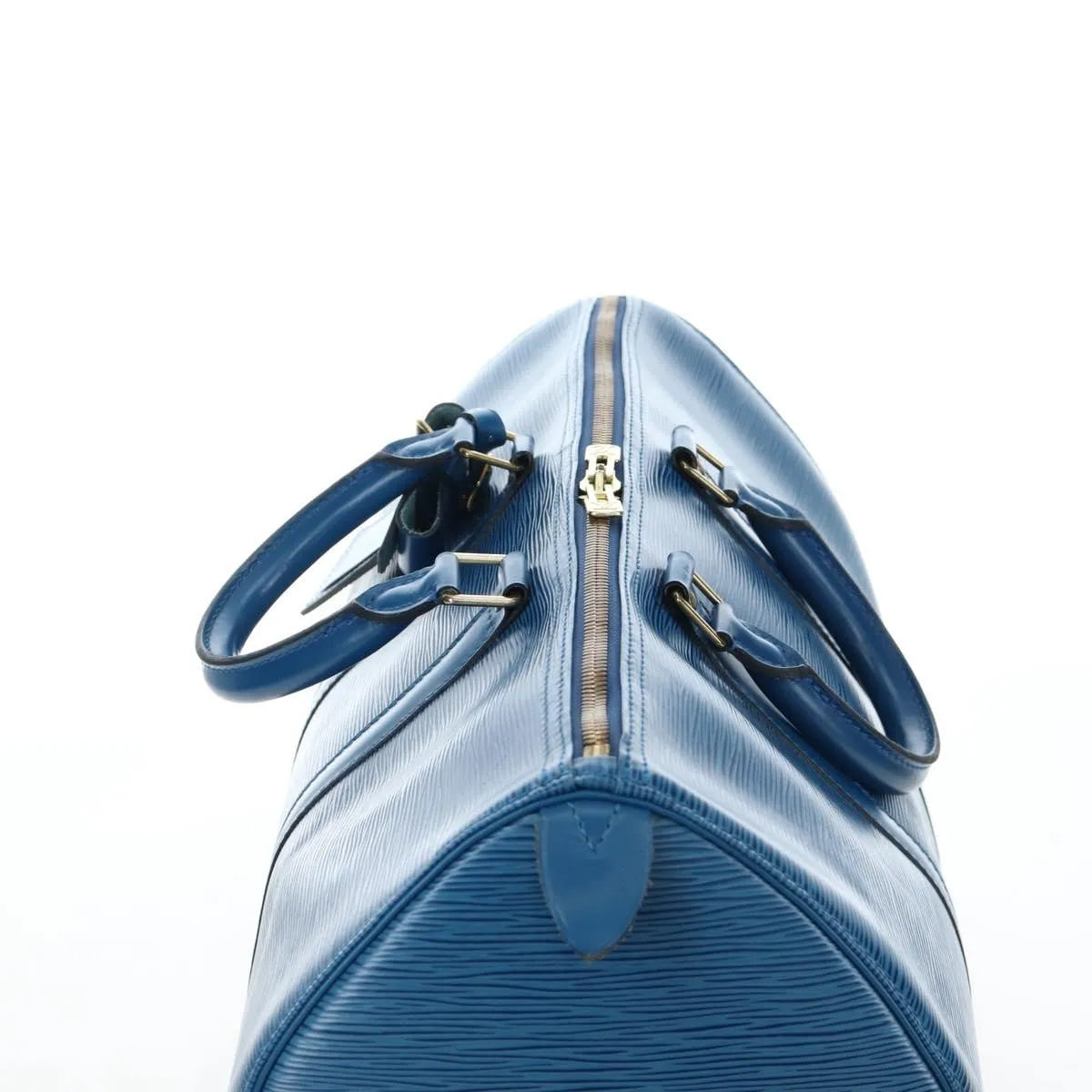 Louis Vuitton Keepall Epi Leather, Blue, Leather, Travel Bag