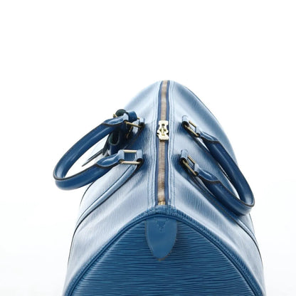 Louis Vuitton Keepall Epi Leather, Blue, Leather, Travel Bag