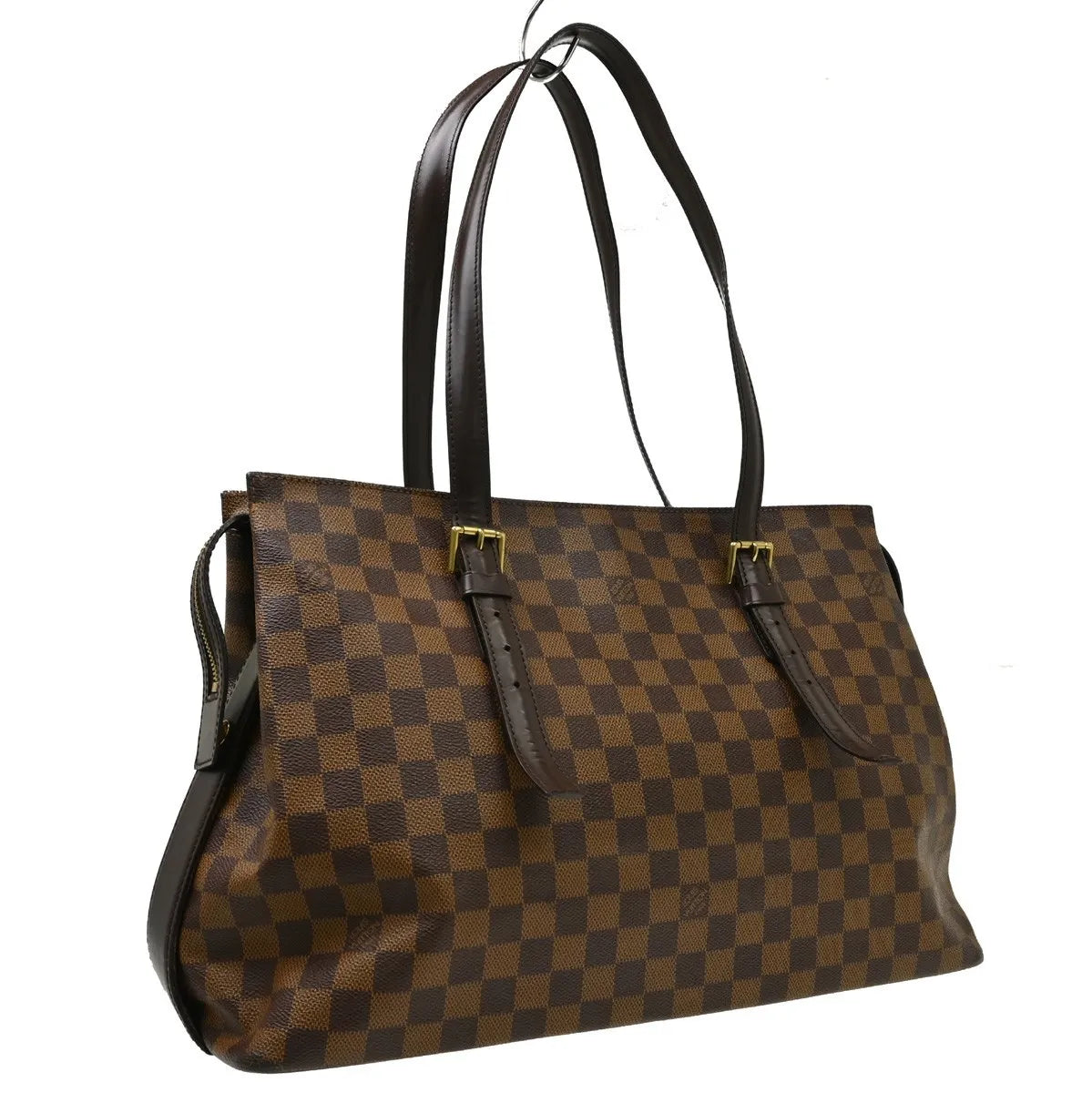 Louis Vuitton Chelsea Damier, Brown, Canvas, Tote Bag