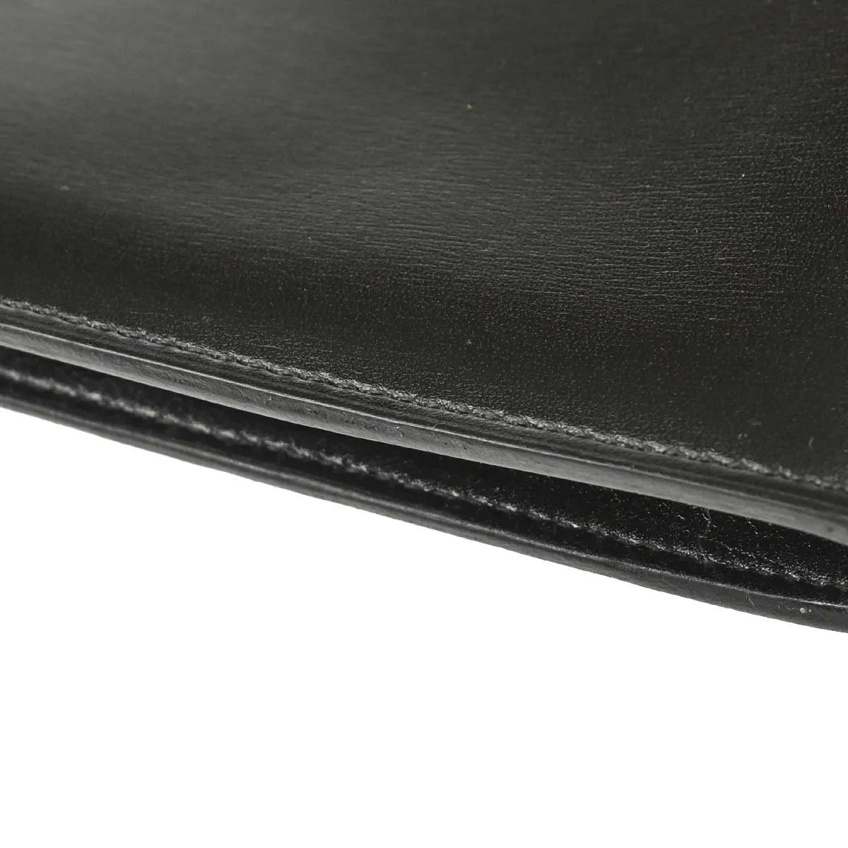 Hermes Onimaitou Pochette Box Calf, Black, Leather, Clutch