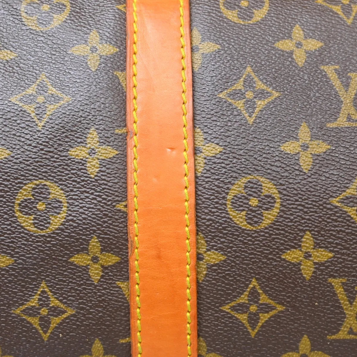 Louis Vuitton Keepall Monogram, Brown, Canvas, Travel Bag