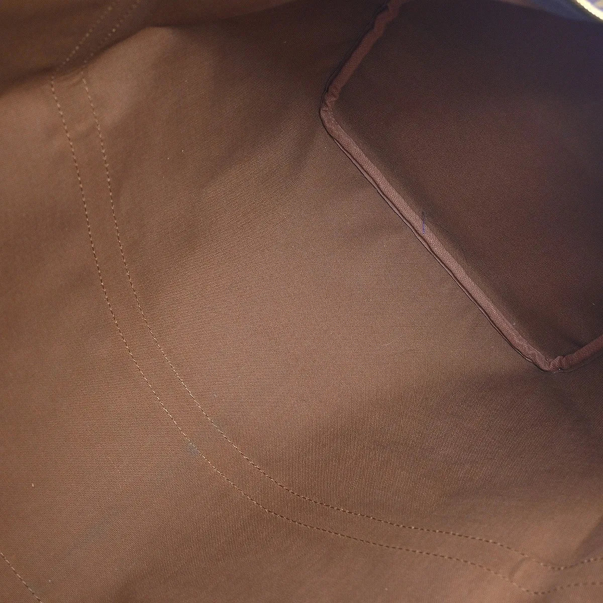 Louis Vuitton Barrel Keepall Fleur Monogram Vernis, Brown, Canvas, Handbag