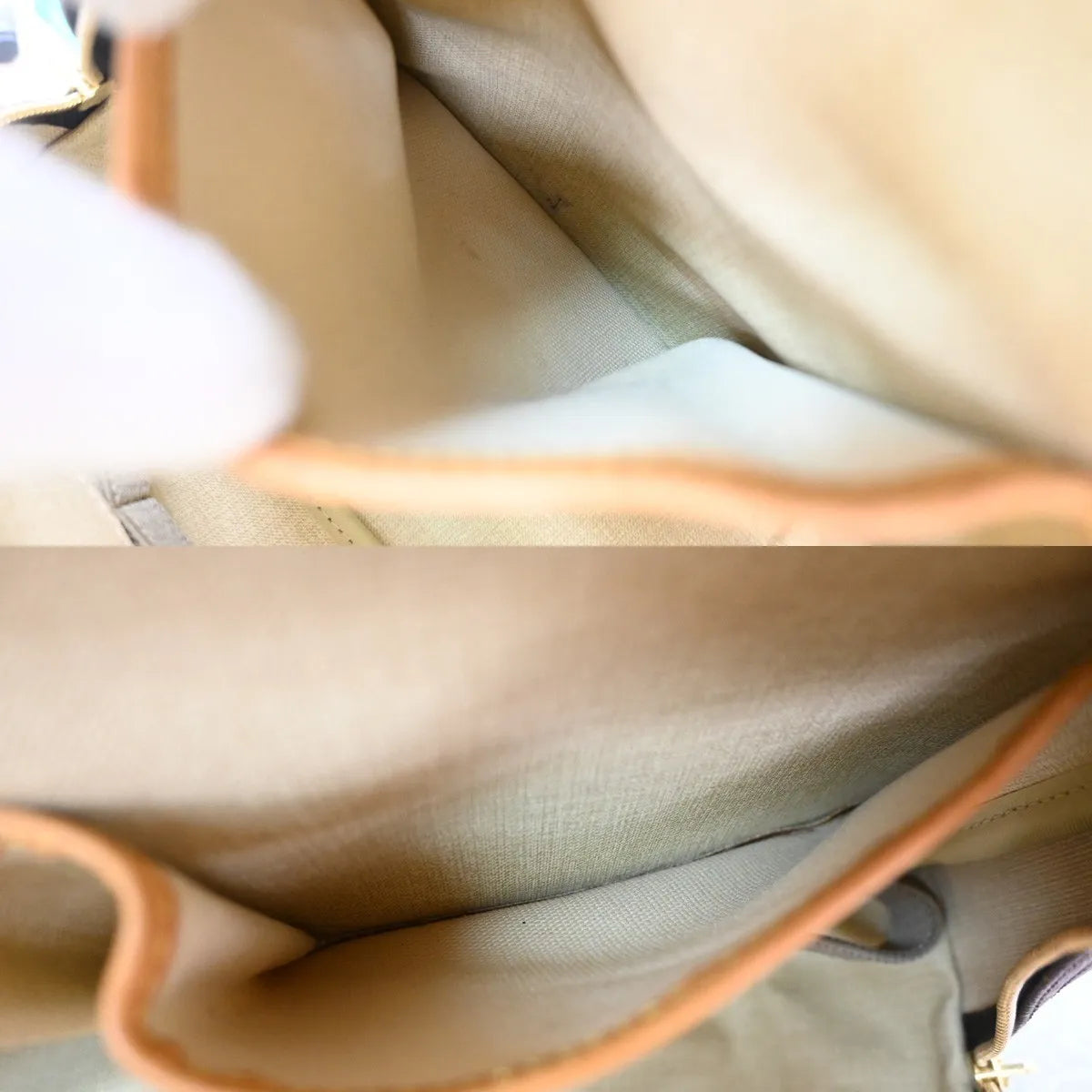 Louis Vuitton Deauville Monogram, Brown, Canvas, Handbag