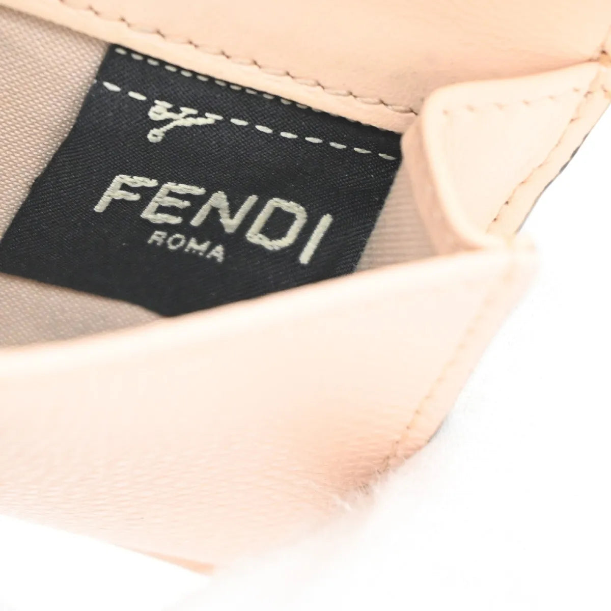 Fendi F is Fendi Trifold Leather, Pink, Leather, Wallet