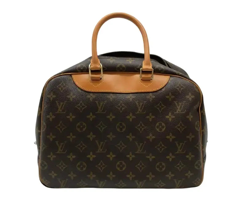 Louis Vuitton Deauville Monogram Canvas, Brown, Canvas, Handbag