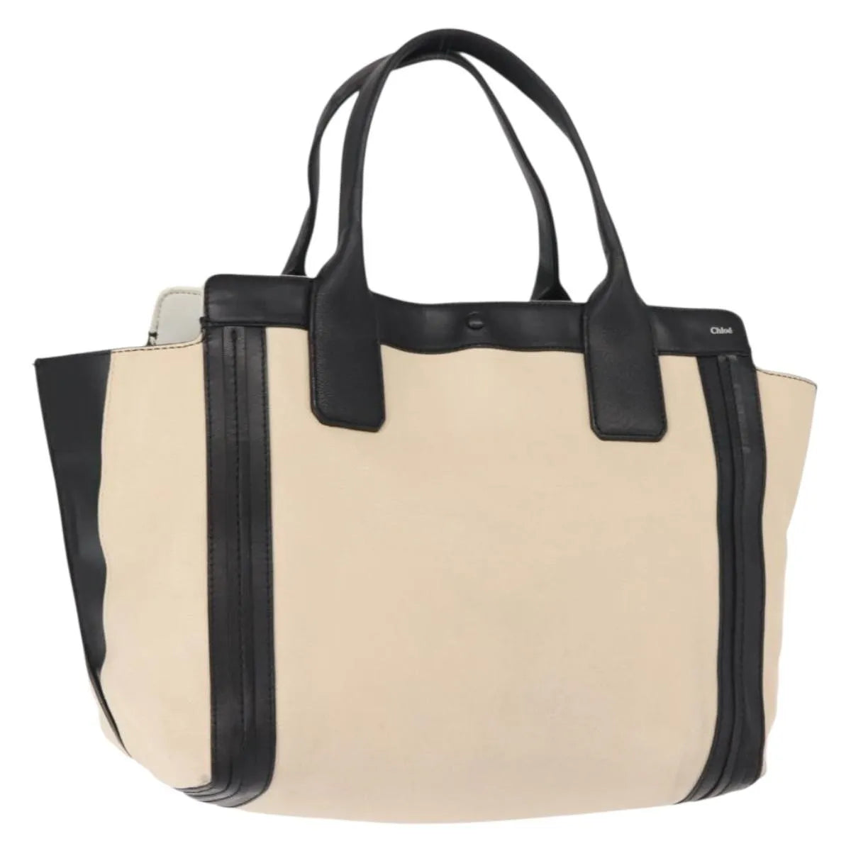 Chloe Alison East West Tote Leather, Beige, Leather, Tote Bag
