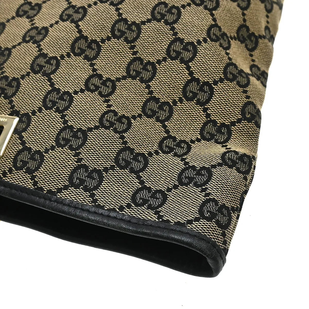 Gucci Vintage Bucket Shopping Tote GG Canvas, Beige, Canvas, Tote Bag