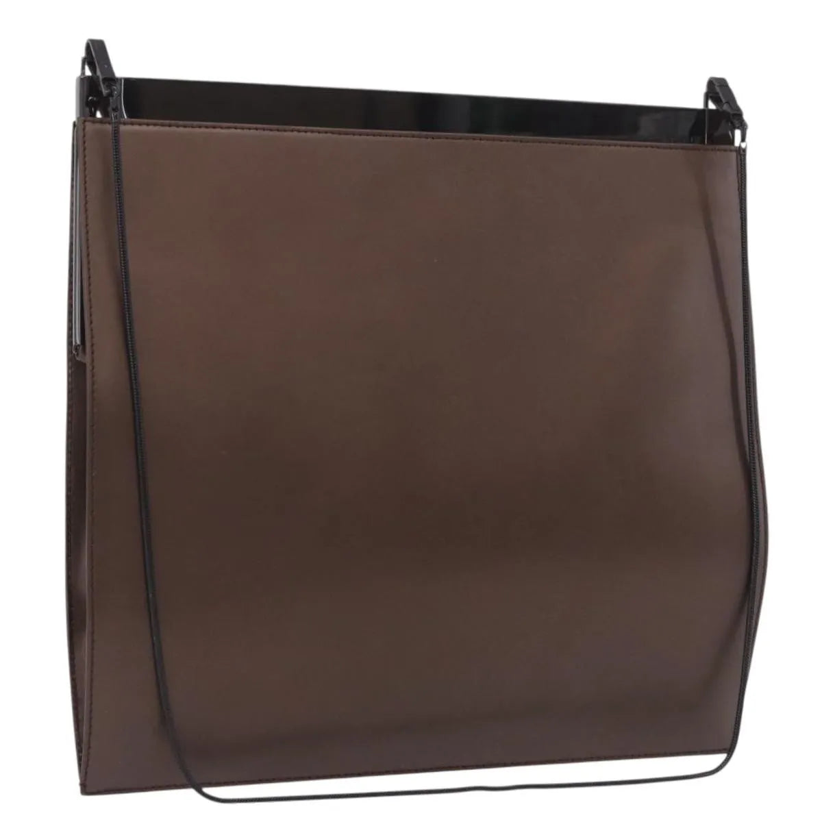 Gucci Vintage Leather, Brown, Leather, Shoulder Bag