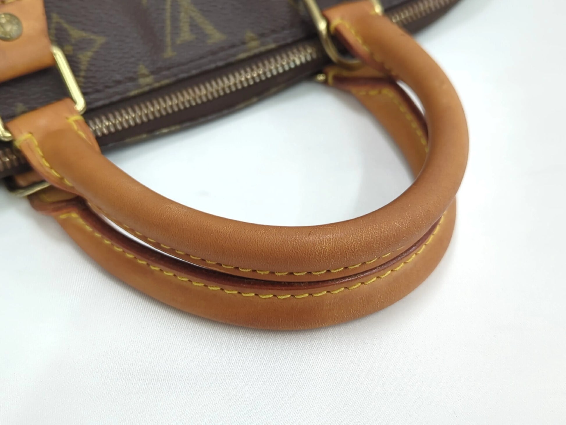 Louis Vuitton Vintage Alma Monogram Canvas, Brown, Canvas, Handbag