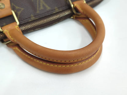 Louis Vuitton Vintage Alma Monogram Canvas, Brown, Canvas, Handbag