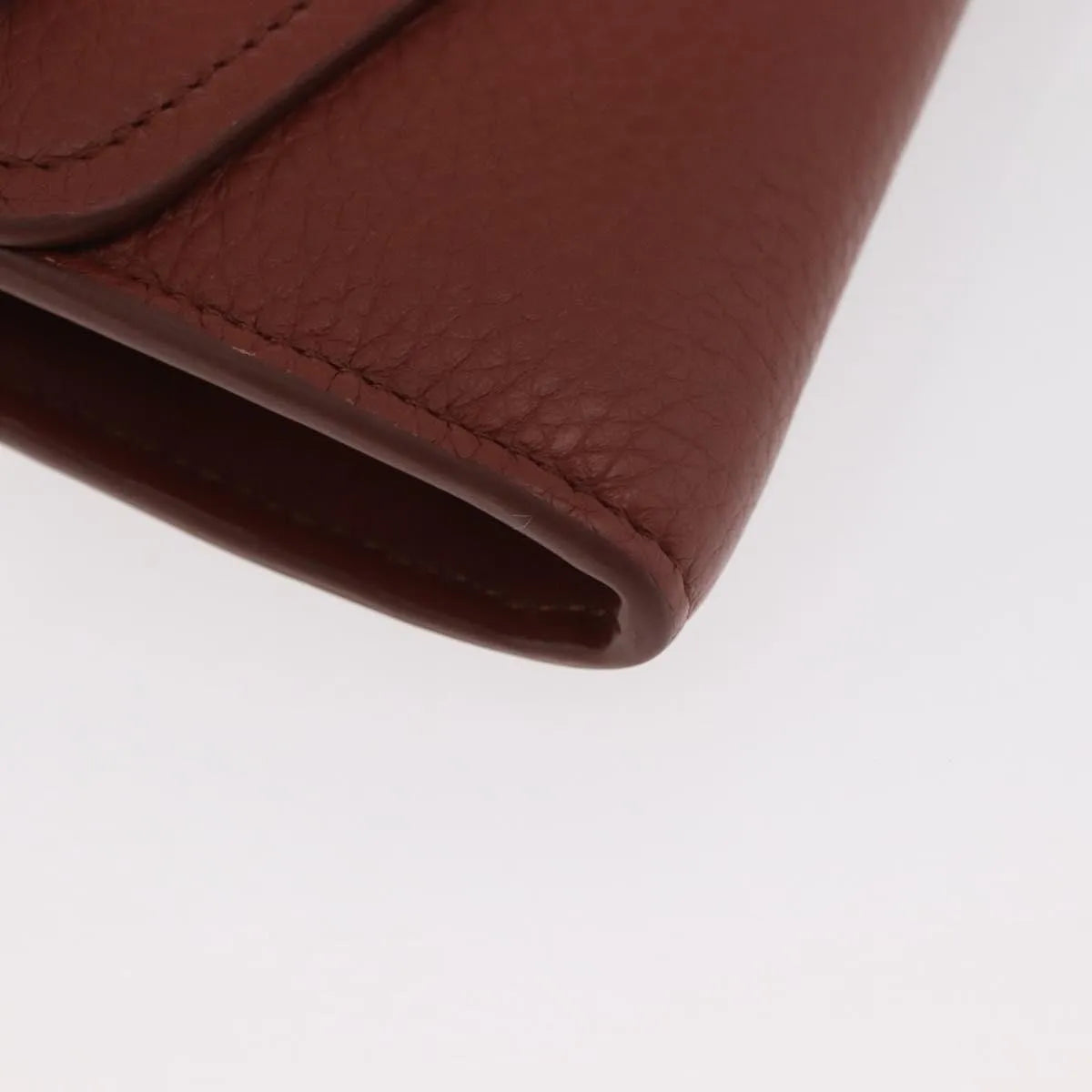 Chloe Aby Chain Leather, Brown, Leather, Shoulder Bag