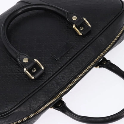 Gucci Bright Convertible Diamante Leather, Black, Leather, Briefcase