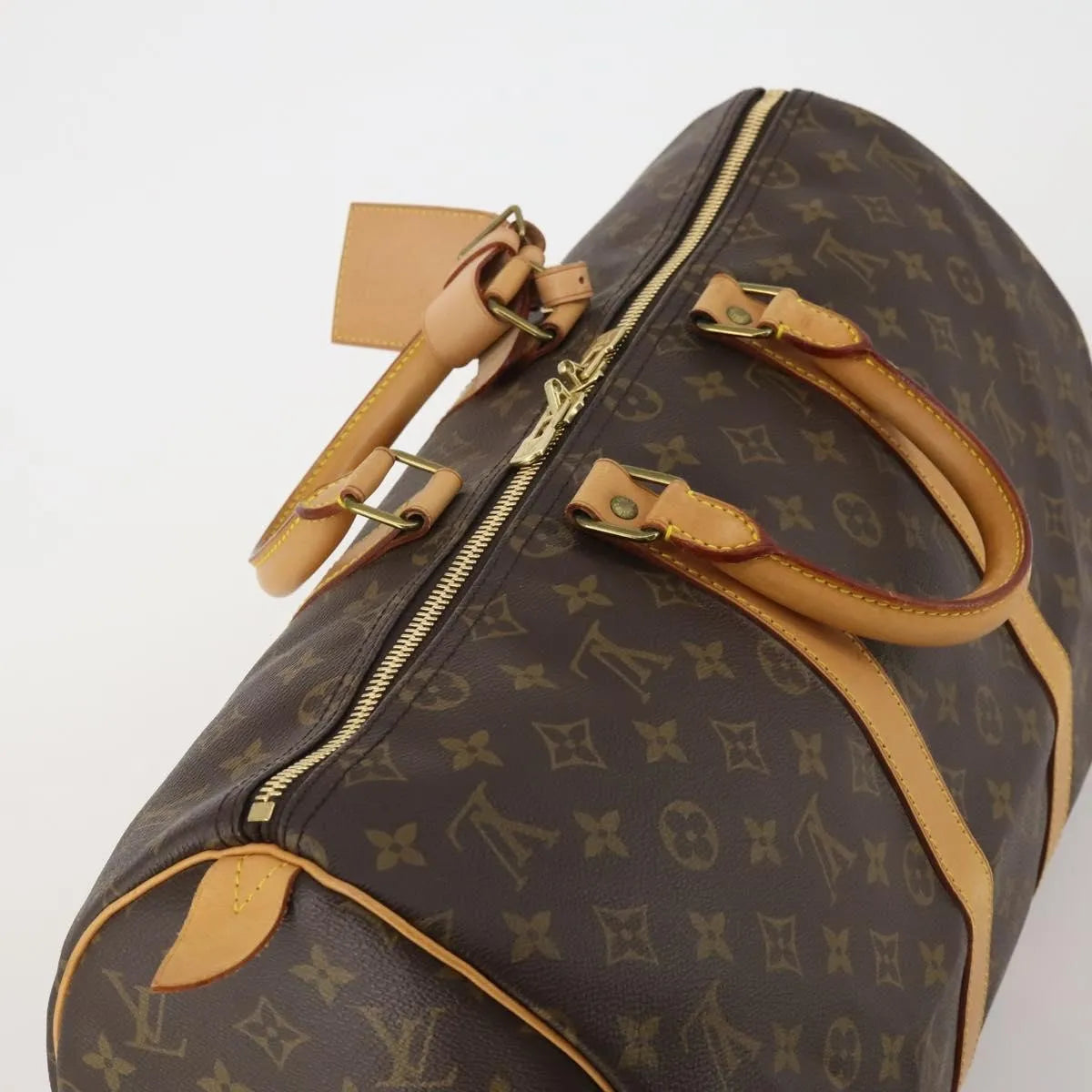 Louis Vuitton Keepall Monogram Canvas, Brown, Canvas, Travel Bag