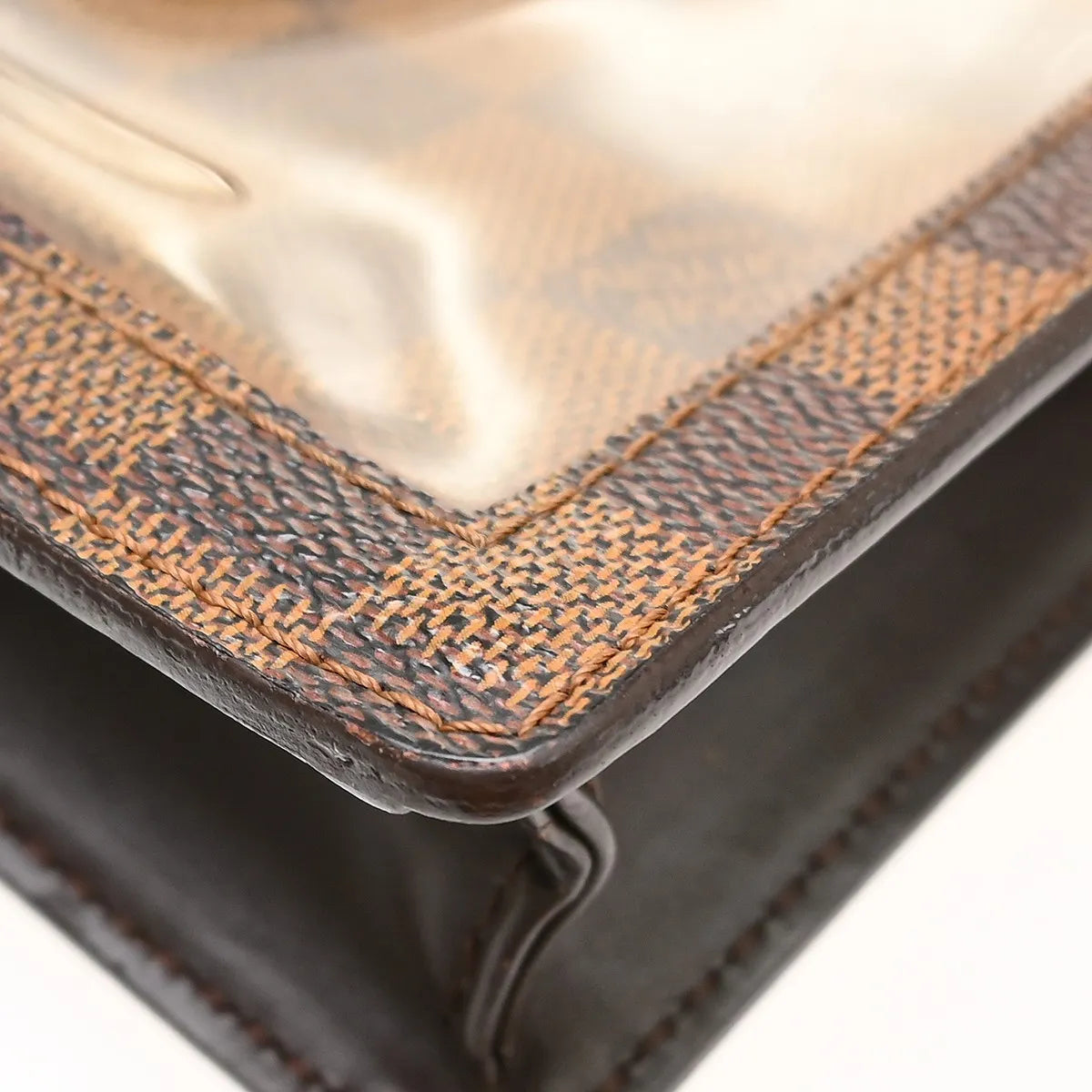 Louis Vuitton Portobello Messenger Damier, Brown, Canvas, Shoulder Bag