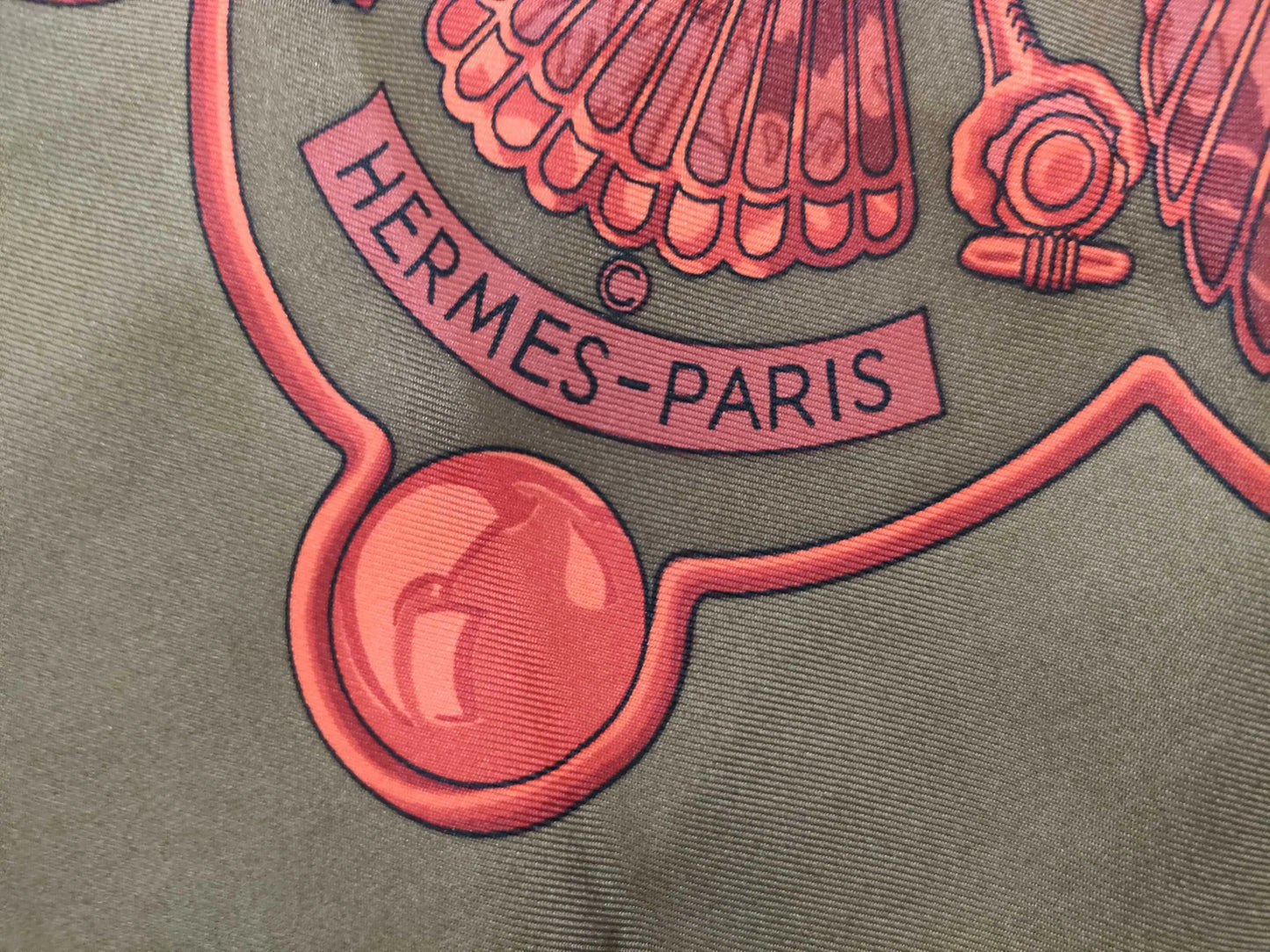 Hermes Carré 90 Silk multicolor, Multicolour, Silk, Scarf