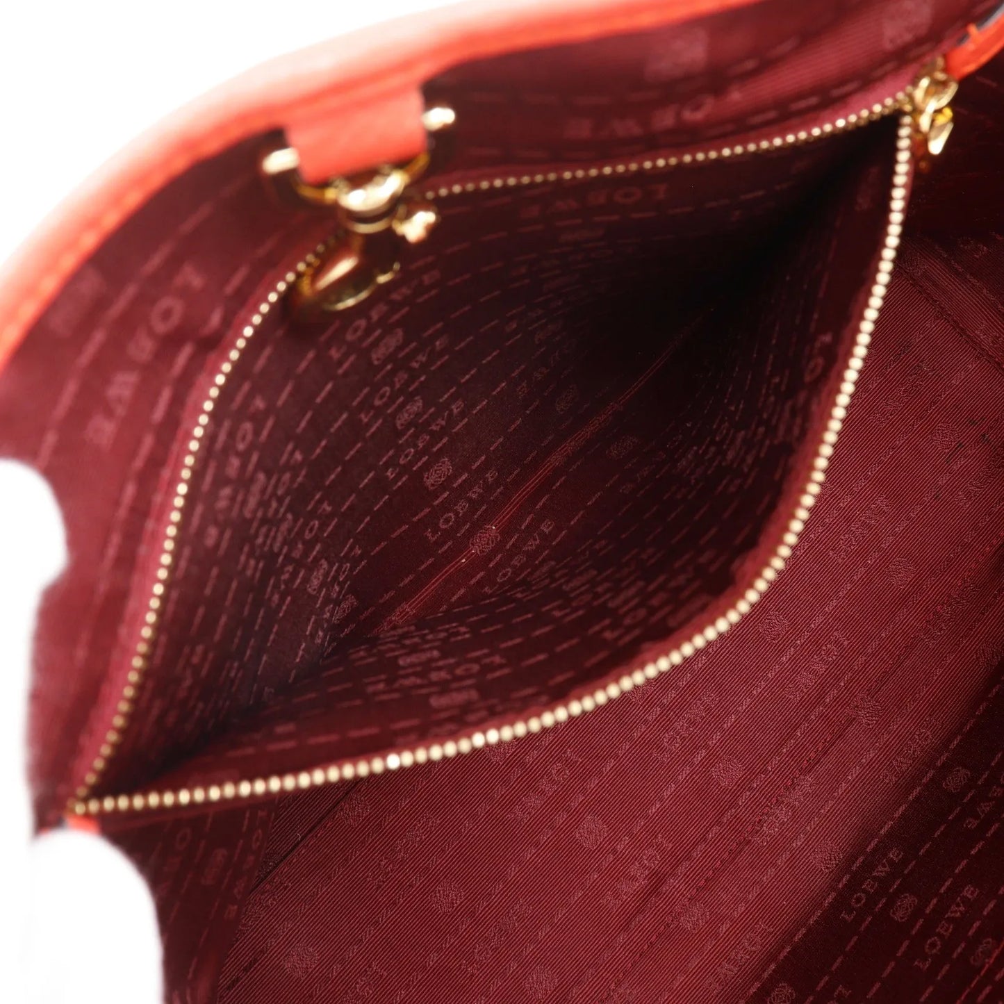 Loewe Heritage Tote Leather, Red, Leather, Tote Bag