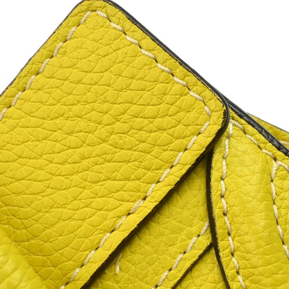Celine Luggage Grainy Leather, Yellow, Leather, Tote Bag